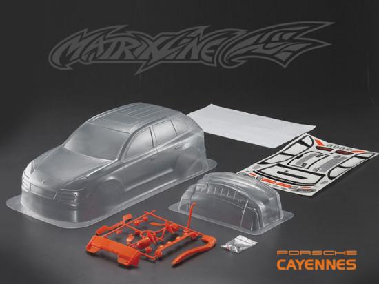MatrixLine Porsche Cayenne Clear Bodyshell - 190mm