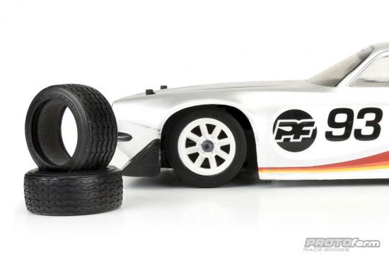 ProLine Protoform Vta Front Tyres 26mm Mounted On Black Wheels (2)