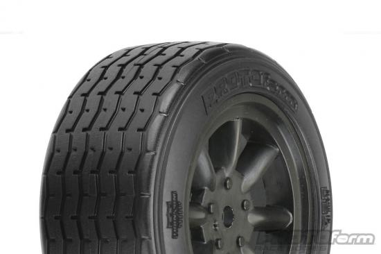 ProLine Protoform Vta Front Tyres 26mm Mounted On Black Wheels (2)
