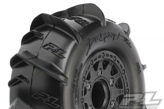 ProLine Dumont Paddle SC Tyres On Black Raid 6x30 SC Wheels (2) ** CLEARANCE **