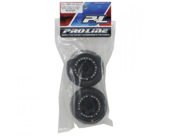 ProLine Dirt Hawg Tyres Mounted On Titus Bead-Loc Wheels - Fit Mini E-REVO, Etc