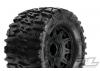 ProLine Trencher 2.8 Tyres Mounted on Black Raid 6X30 Removable Hex Wheels - 12mm Hex