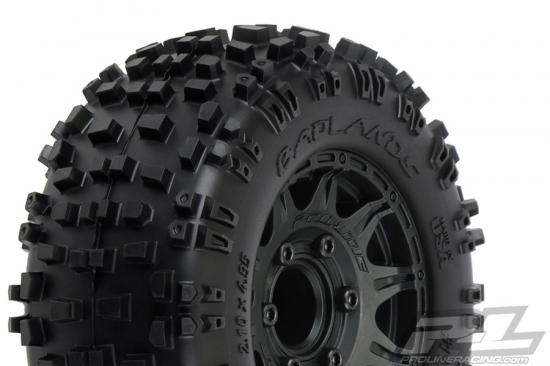 ProLine Badlands 2.8 - Mounted on Black Raid 6x30 Wheels (2)
