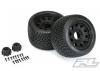 ProLine Road Rage 3.8 Tyres Mounted on Raid Black 8X32 Wheels - 17mm Hex