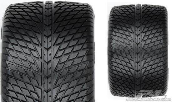 ProLine Road Rage 3.8 Mounted on Black Desparado 1/2 Inch Offset Wheels - 17mm Hex