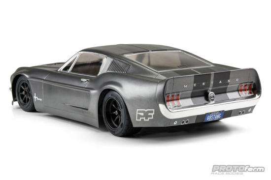 Protoform 1968 Ford Mustang VTA Clear Bodyshell - 200mm