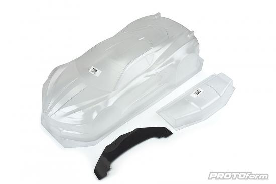 Protoform Chevrolet Corvette C8 Clear Body For Felony/Infraction