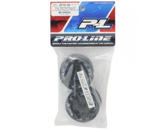 ProLine Titus 2.2 Inch Beadlock Wheels (No Weights) - Black With Black Rings (2)
