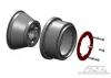 ProLine Split Six Red/Black Wheels - Slash Front - 1 Pair