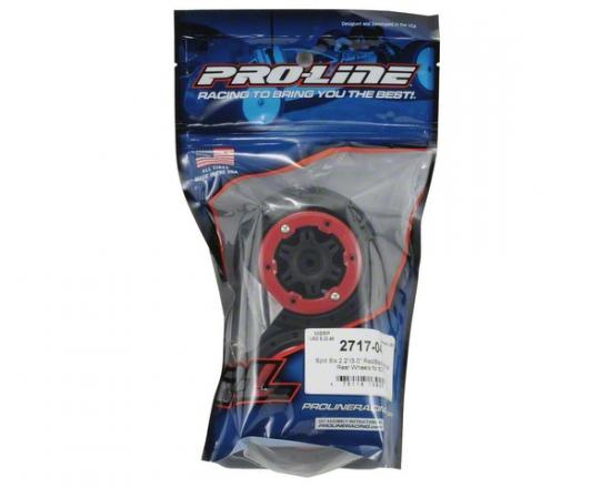 ProLine Split Six 2.2/3.0 Inch Bead-Loc Rear Wheels (2) For SC10