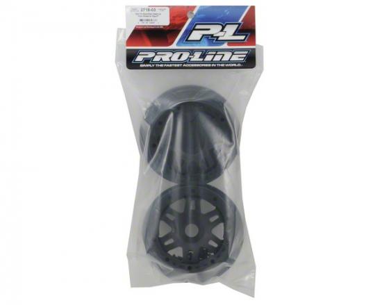 Proline Split Six Bead-Loc Front Wheels for HPI Baja 5T - Black/Black