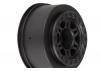 ProLine Split Six SC Black Front Slash Wheels - 1 Pair