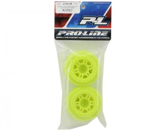 ProLine Split Six Wheels - Fits Slash 2WD Front - Yellow - 1 Pair