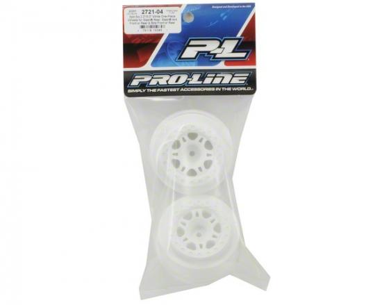 ProLine Split Six Wheels - Fits Slash 2WD Rear, Slash 4X4 Front/Rear - White - 1 Pair