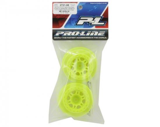 ProLine Split Six Wheels - Fits Slash 2WD Rear, Slash 4X4 Front/Rear - Yellow - 1 Pair