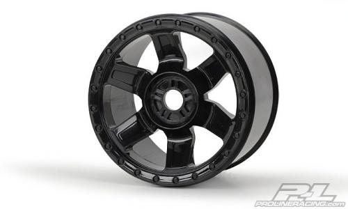 Proline Desperado 3.8 (Traxxas Style Bead) Black 17mm Wheels - 1/2 Inch Offset