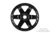 Proline Desperado 3.8 (Traxxas Style Bead) Black 17mm Wheels - 1/2 Inch Offset