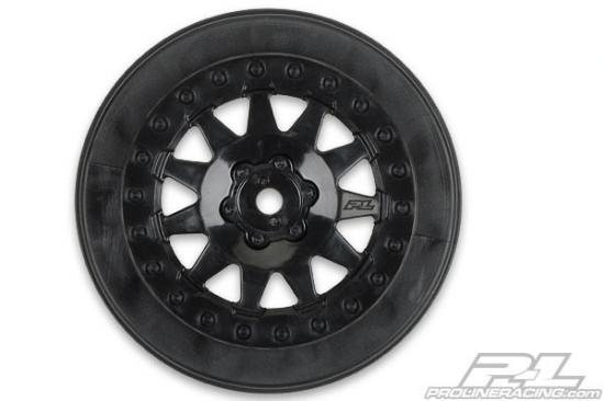 ProLine F-11 2.2/3.0 SC Wheels - Black - SC10RS/SC104X4/ProTrac