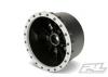 ProLine IMPULSE Pro-Loc Black Wheels with Grey Ring for Traxxas X-MAXX (2)