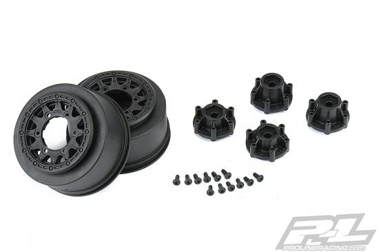 ProLine Raid 2.2/3.0 Black SC 6X30 Removable Hex Wheel (2) ** CLEARANCE **