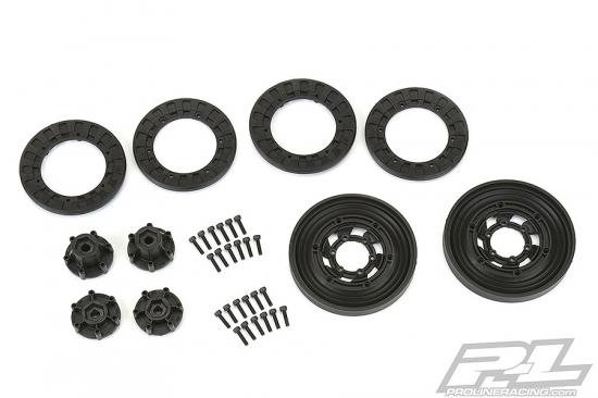 ProLine Vice Crushlock 2.6 Black 6X30 Beadloc Wheels (2)