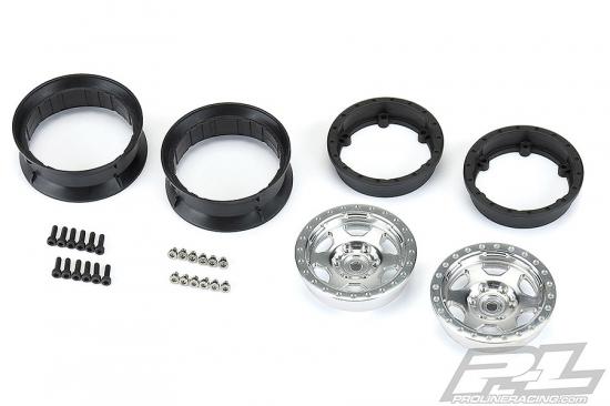 ProLine Crestline 1.9 Aluminium. Comp. Internal Beadloc Wheels (2) ** CLEARANCE **