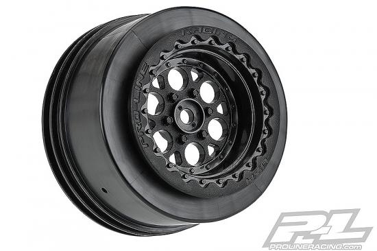 ProLine Showtime+ Wide SC 2.2/3.0 Black Wheels (2)