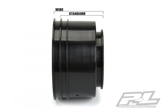 ProLine Showtime+ Wide SC 2.2/3.0 Black Wheels (2)