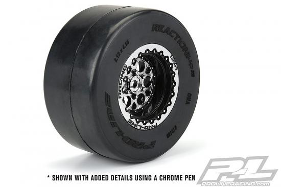 ProLine Showtime+ Wide SC 2.2/3.0 Black Wheels (2)