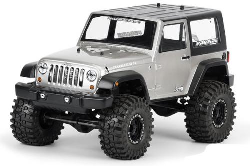 ProLine 2009 Jeep Wrangler Rubicon Clear Bodyshell - Fits 1:10 Scale Rock Crawlers