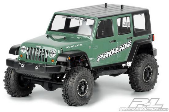 ProLine Jeep Wrangler Rubicon Unlimited Clear Body (313mm WB)