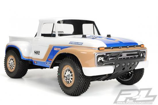 ProLine 1966 Ford F-100 Clear Bodyshell For Traxxas Slash / Slash 4x4