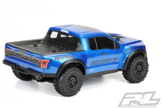 ProLine 2017 Ford F-150 Raptor Tru Scale Clear Bodyshell - Fits Slash/SC10 ** CLEARANCE **