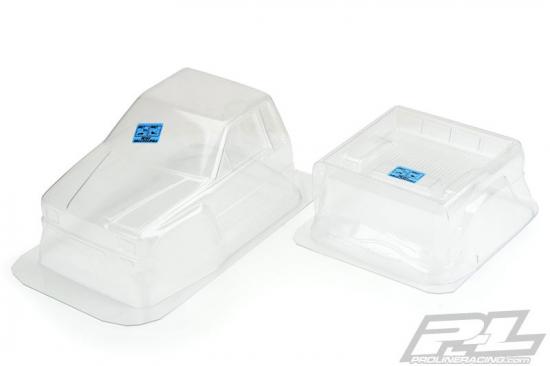ProLine 1985 Toyota Hilux SR5 Clear Bodyshell Cab + Bed for SCX10 313mm WB	