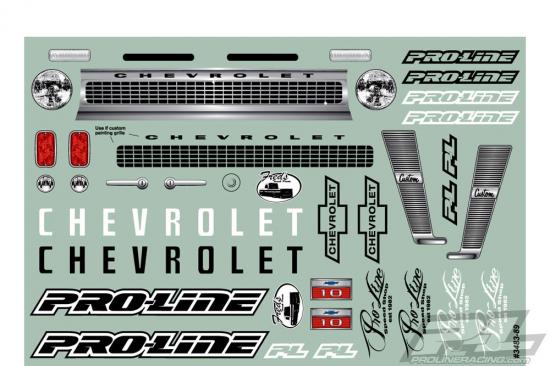 ProLine 1966 Chevrolet C-10 Clear Bodyshell For SCX-10 313mm Crawlers