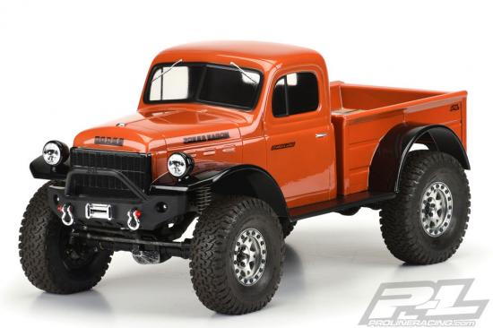 ProLine 1946 Dodge Power Wagon Clear Body - Fits 313mm WB Crawlers