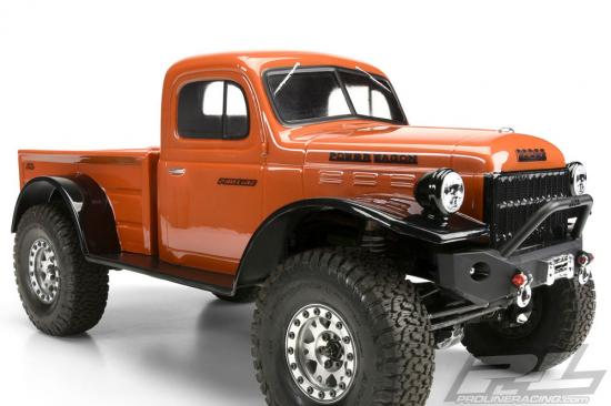 ProLine 1946 Dodge Power Wagon Clear Body - Fits 313mm WB Crawlers