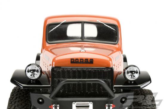 ProLine 1946 Dodge Power Wagon Clear Body - Fits 313mm WB Crawlers
