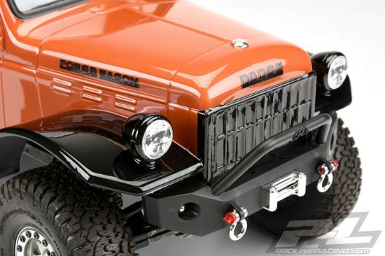 ProLine 1946 Dodge Power Wagon Clear Body - Fits 313mm WB Crawlers