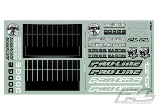 ProLine 1946 Dodge Power Wagon Clear Body - Fits 313mm WB Crawlers