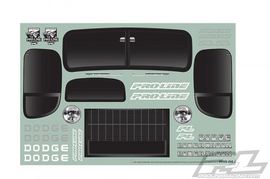 ProLine 1946 Dodge Power Wagon - Pre Painted Black - 313mm WB
