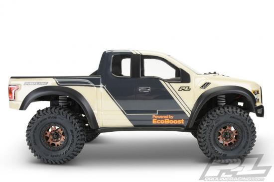 ProLine 2017 Ford F150 Raptor Clear Body 313mm For Crawler