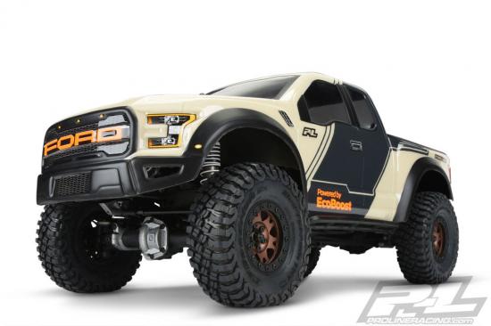 ProLine 2017 Ford F150 Raptor Clear Body 313mm For Crawler