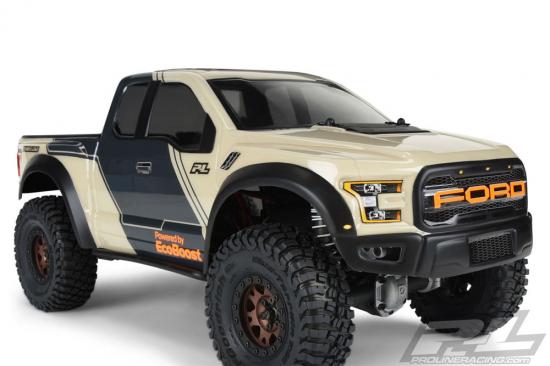 ProLine 2017 Ford F150 Raptor Clear Body 313mm For Crawler