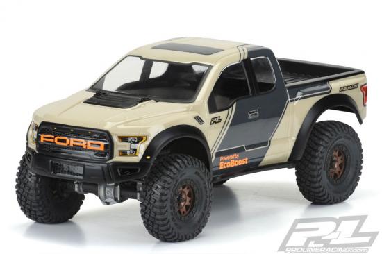 ProLine 2017 Ford F150 Raptor Clear Body 313mm For Crawler