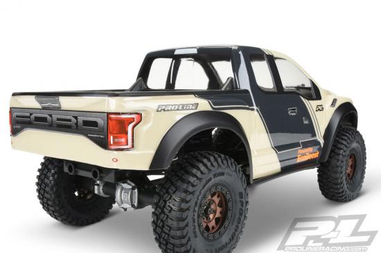 ProLine 2017 Ford F150 Raptor Clear Body 313mm For Crawler