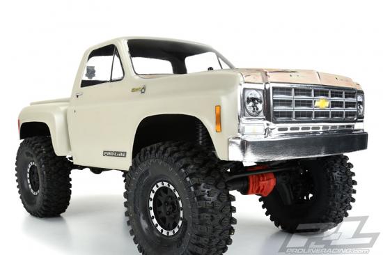 ProLine 1978 Chevy K-10 Clear Body Cab + Bed - 313mm WB