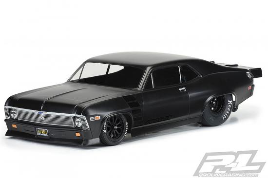 ProLine 1969 Chevrolet Nova Clear Drag Body For Modified 2WD Slash