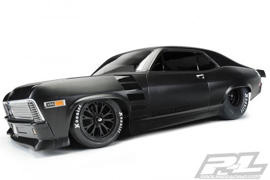 ProLine 1969 Chevrolet Nova Clear Drag Body For Modified 2WD Slash