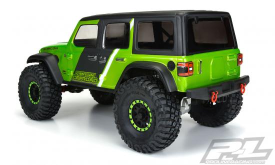 ProLine Jeep Wrangler JL Unlimited Rubicon Clear Crawler Bodyshell - ProLine 2020 Jeep Gladiator Clear Crawler Bodyshell - 313mm Wheelbase